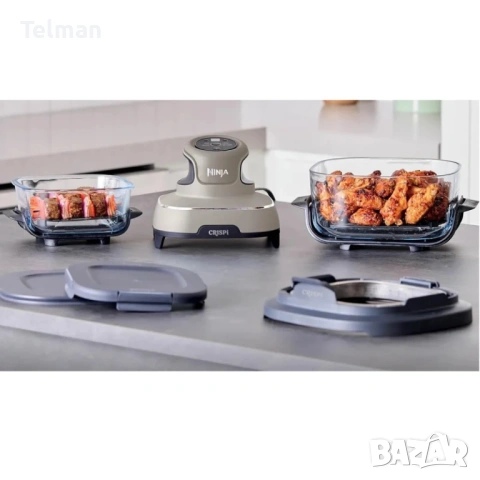 Фритюрник с горещ въздух Ninja Crispi 4 в 1 Air Fryer, снимка 3 - Фритюрници - 53910615