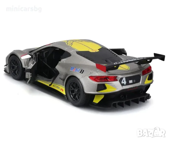 Метални колички: Chevrolet Corvette C8.R – 1:24, снимка 3 - Коли, камиони, мотори, писти - 55983861