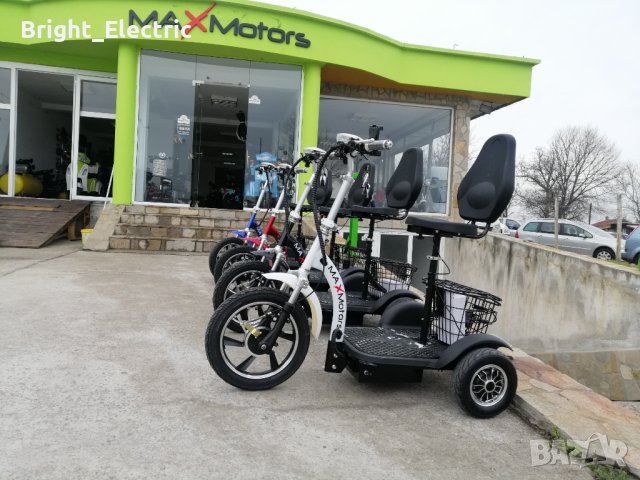 Електрическа триколка A3 LUX, 1200W, 48V, със задно , снимка 3 - Скейтборд, ховърборд, уейвборд - 41874206