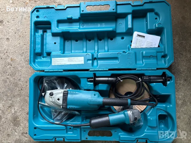 ЪГЛОШЛАЙФ MAKITA GA9020 2200W, снимка 2 - Куфари с инструменти - 56139122