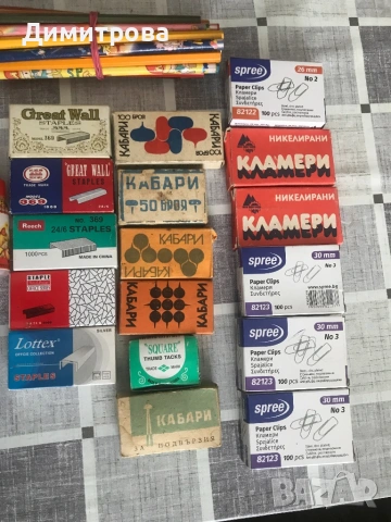 Моливник, моливи, кабари, кламери, карфици, телчета за телбод, лепило, графити, снимка 3 - Други - 46162539