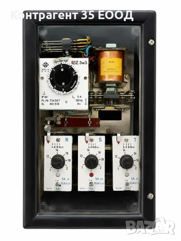 Релейна защита EAW RSZ 3w3 DDR – 3-фазна максималнотокова защита 5A 50Hz 6s – PL-Nr. 736567 – NOS