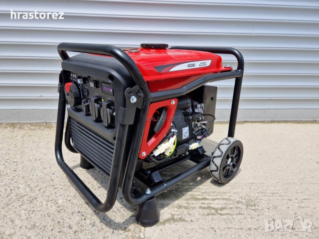 4 КW Инверторни Бензинови Генератори - монофазен - ИНВЕРТОРЕН ГЕНЕРАТОР ЗА ТОК - Промоция, снимка 2 - Други машини и части - 52941972