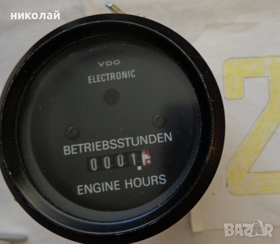 Ретро мото часовници 12-24V за измерване на времето на работа на машината нови и употребявани VDO, снимка 7 - Аксесоари и консумативи - 37017692