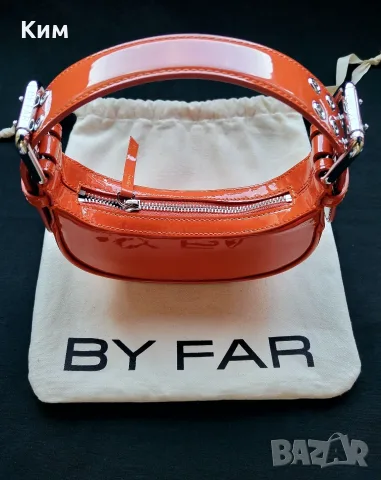 By Far Mini Soho burnt orange bag, снимка 7 - Чанти - 56167579