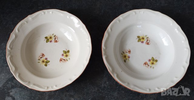 2 броя Ретро български порцелан чинии