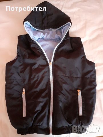 Детско двулицево шушлеково елече 