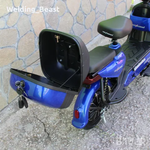 Електрическо колело-мотопед MaxMotors EBZ 14 500W/48V/12Ah, снимка 6 - Мотоциклети и мототехника - 50016859
