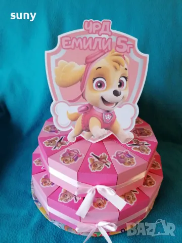 Картонена торта Стич, снимка 8 - Други - 49360853