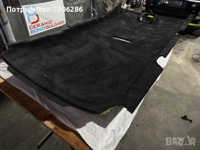 Черен Таван алкантара за Passat B6 с колонки , снимка 2 - Части - 51761830