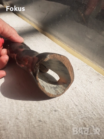 Страхотна фигура статуетка на папагал от рог, снимка 5 - Антикварни и старинни предмети - 53370408