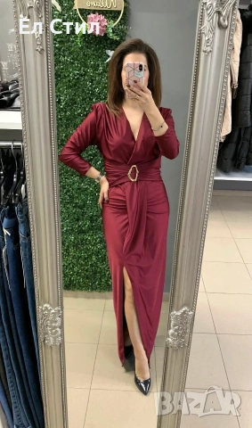 🌹Дамска рокля. С и М.37 евро., снимка 4 - Рокли - 53967320