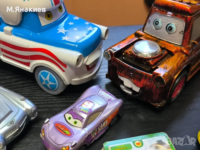 Карти на "Cars", картинки от Турбо и няколко моделчета, снимка 3 - Коли, камиони, мотори, писти - 56058398