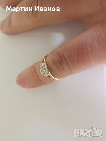 Златен детски пръстен , снимка 6 - Пръстени - 48023813