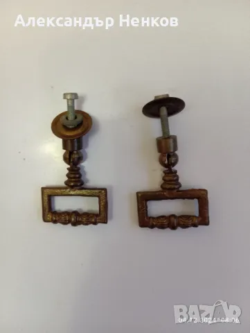 месингови дръжки за мебели битови-30бр