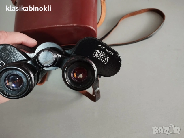 ТОП Немски Бинокъл Carl Zeiss Jena JENOPTEM-MULTI-COATED -10 х 50W-ГДР, снимка 5 - Екипировка - 53009903