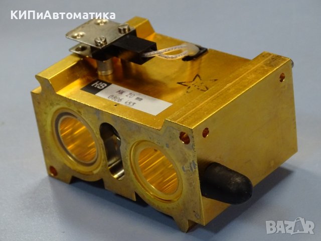 кюветна камера от рефрактометър Hartmann&Braun MK 20mm CO2, снимка 2 - Резервни части за машини - 37203881