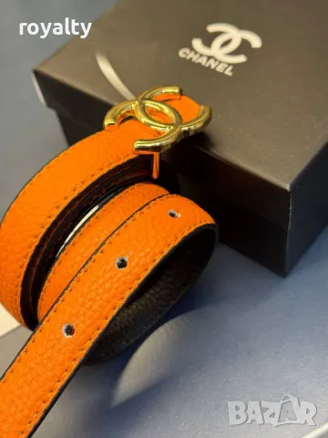 Ch🅰️nel естествена кожа колани , снимка 2 - Колани - 49582199