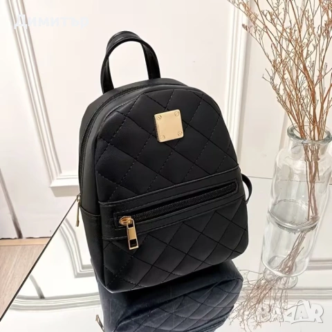 Нова дамска мини раничка в черен цвят