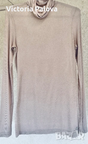 Скъп нежен тънък long sleeve  пуловер/блуза  LIU. JEANS, снимка 3 - Блузи с дълъг ръкав и пуловери - 51238371