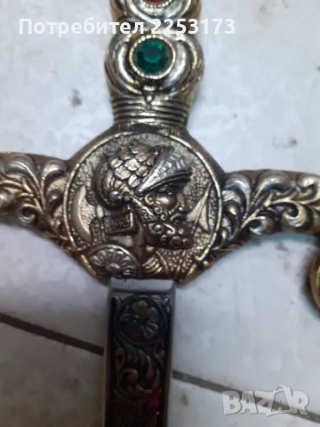 Стара кама сабя 47см., снимка 3 - Декорация за дома - 42923152