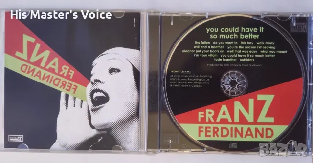 FRANZ FERDINAND - You Could Have It So Much Better CD, снимка 2 - CD дискове - 48339404
