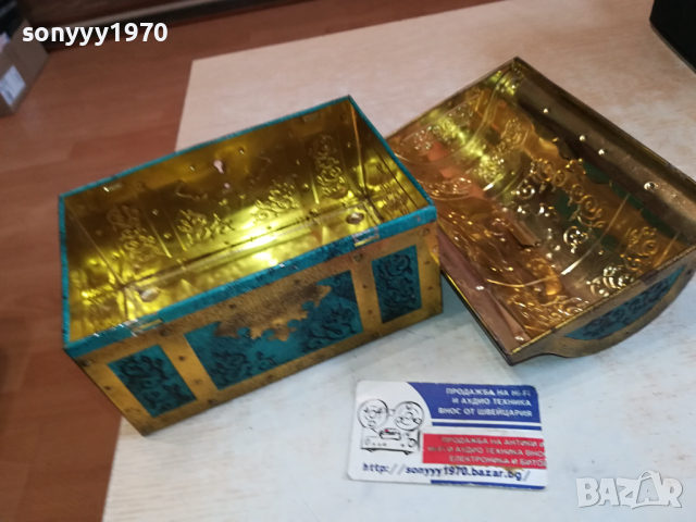 50 ZIGARREN 40-СТАРА МЕТАЛНА КУТИЯ ОТ ЦИГАРИ-АНТИКА ВНОС ГЕРМАНИЯ  1703241441, снимка 14 - Антикварни и старинни предмети - 44806372