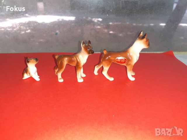 Лот много красиви фигури кученца миниатюри порцелан Япония, снимка 4 - Антикварни и старинни предмети - 37634983