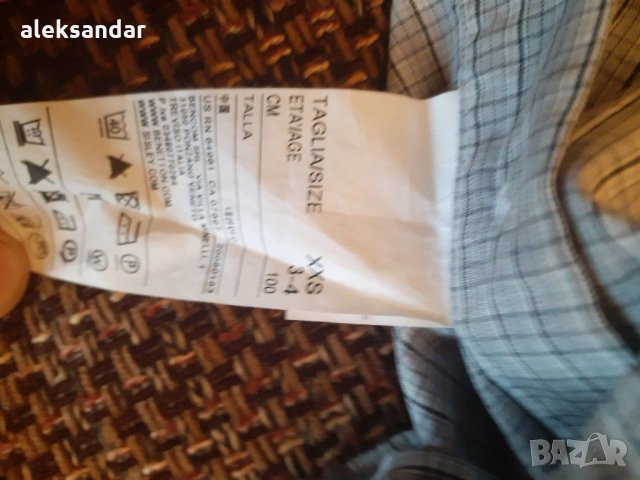 BENETTON детска оригинална ризка, снимка 6 - Детски ризи - 31094868