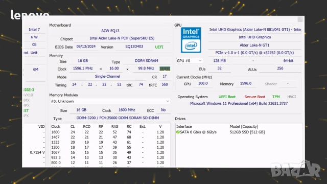 Beelink EQ13 мини компютър (Intel N200, 16GB RAM, 500GB SSD), снимка 8 - За дома - 50985697