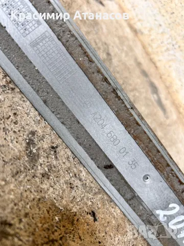 Интериорна лайстна праг вътрешен за Мерцедес Ц-класа W204. A2046800135, снимка 4 - Части - 49356853