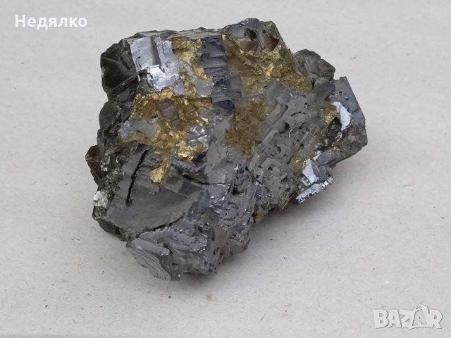 Пирит,халкопирит,минерал,371 грама, снимка 8 - Антикварни и старинни предмети - 34508502