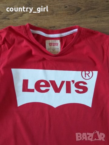 Levi's The Perfect Logo T-Shirt - страхотна дамска тениска , снимка 3 - Тениски - 29658182