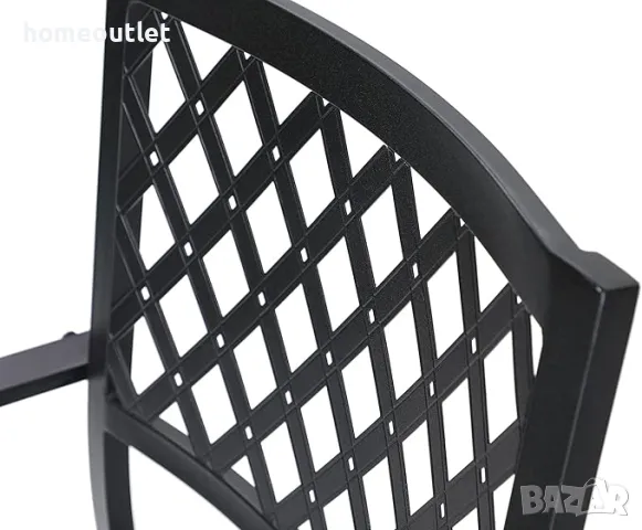 ПРОМОЦИЯ Метални градински столове, к-т от 2 бр. PHIVILLA E02GF0701-059-01N, снимка 2 - Градински мебели, декорация  - 50094956