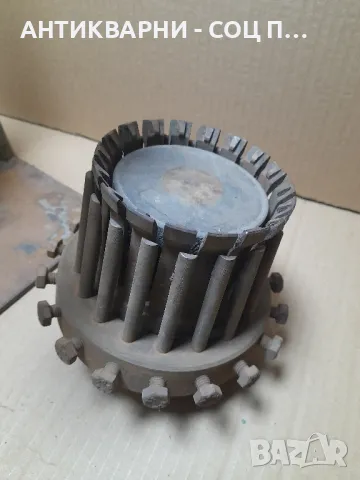 Соц Стара Ръчно Изработена Ръчна Машина Тегло 16кг., снимка 6 - Антикварни и старинни предмети - 48910866