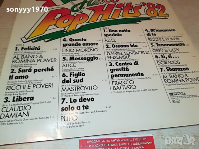 ITALO POP HITS-ВНОС GERMANY 2505221302, снимка 10 - Грамофонни плочи - 36870404