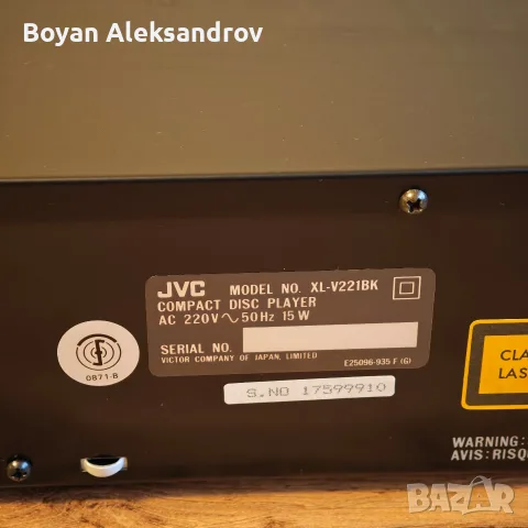 JVC XL-V221BK CD Плейър, снимка 7 - Декове - 56261328