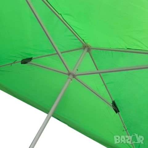 Правоъгълен градински чадър, 240x260 см ЗЕЛЕН,СИН,БЯЛ,ЧЕРВЕН, снимка 2 - Градински мебели, декорация  - 28804972