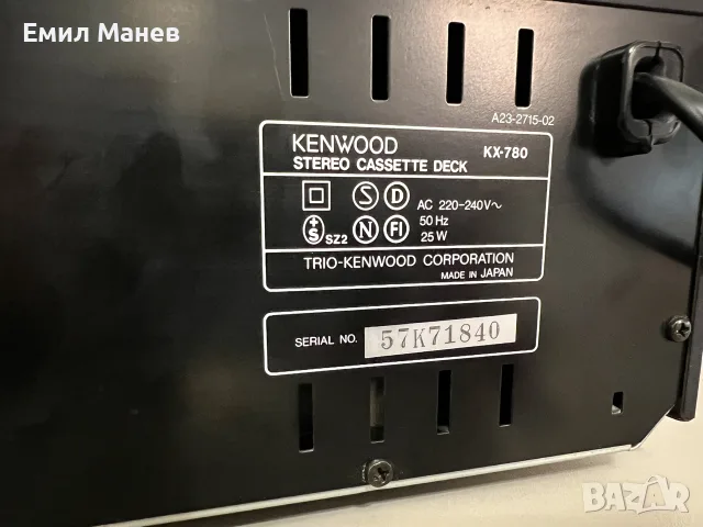 Kenwood KX 780 триглав дек, снимка 9 - Декове - 55891158