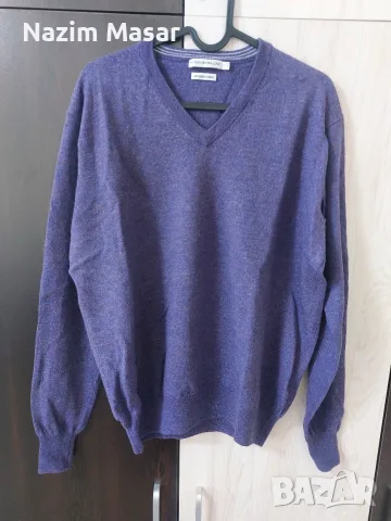 Мъжка блуза / пуловер Peter Millar, размер L, 100% Мериносова вълна (Мерино / Merino wool), отлично 