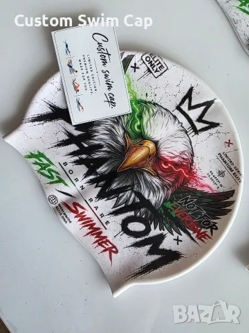 swim cap / плувна шапка / шапка за плуване / плуване, снимка 2 - Водни спортове - 56227286
