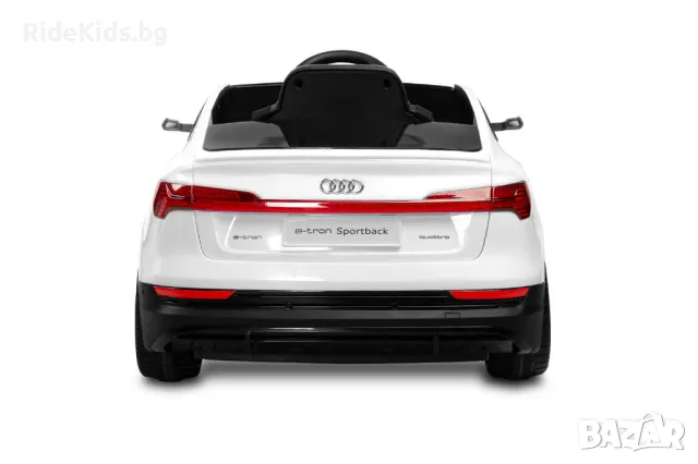 Луксозна детска акумулаторна кола AUDI ETRON SPORTBACK – Бяла, с дистанционно и LED светлини, снимка 6 - Детски велосипеди, триколки и коли - 50049520