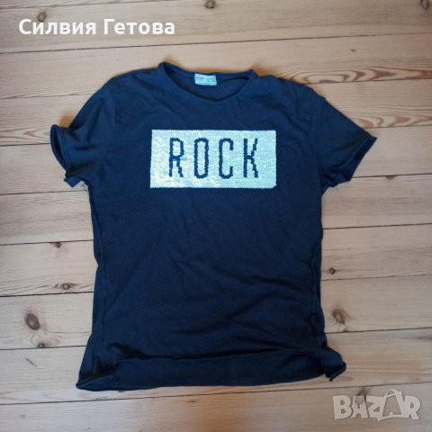 Страхотна тениска ZARA 13-14г./164см., снимка 2 - Тениски - 37170485