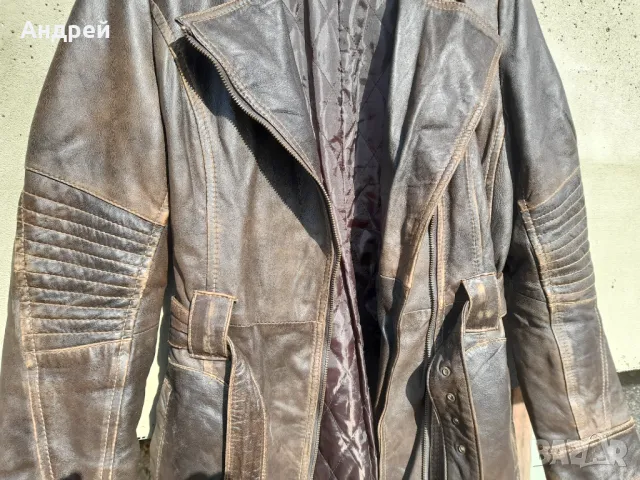 Дамско кожено яке #4, снимка 3 - Якета - 47853842