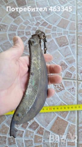 Нож, кама, кинжал, Османски сгъваем нож, снимка 12 - Антикварни и старинни предмети - 54312571