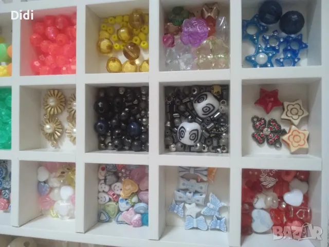 Мъниста перли декорация синьо око, снимка 5 - Колиета, медальони, синджири - 49032793