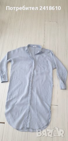 Replay Essentials Лен / Womens Shirtdress Oversize Size S /XS  ОРИГИНАЛ! Дамска Ленена Рокля!, снимка 3 - Рокли - 50697437