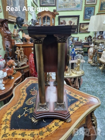 Прекрасен антикварен немски каминен часовник , снимка 8 - Антикварни и старинни предмети - 51951670