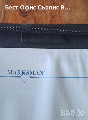 папка за документи с цип луксозна кожена черна Марксман Marksman А4, снимка 7 - Ученически пособия, канцеларски материали - 52542377