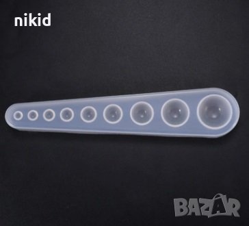 9 размера полу сфера полу кръг топче силиконов молд форма фондан шоколад смола декор украса